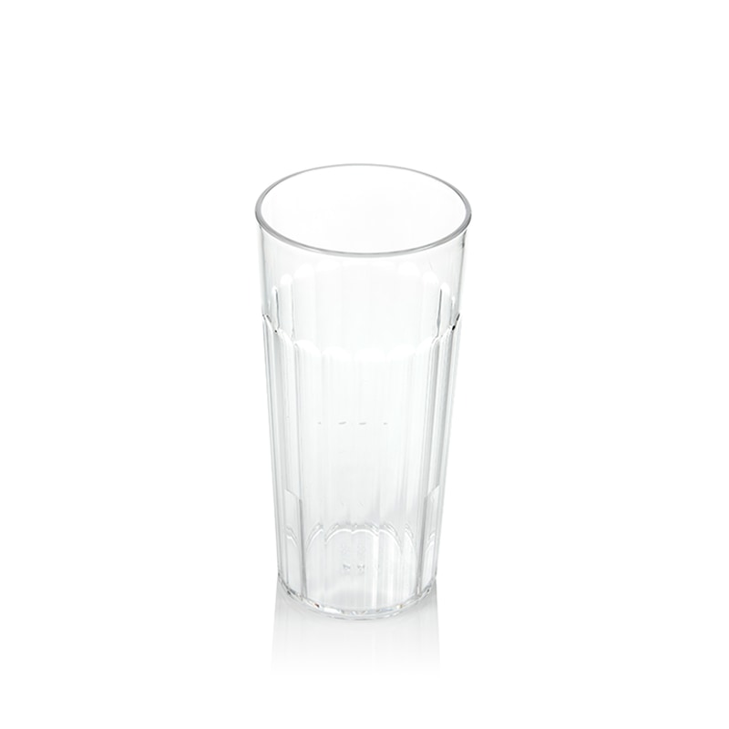 TUMBLER PLASTIC CLR 16OZ