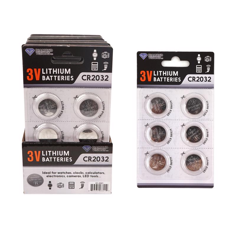 BUTTON BATTERY SILVER 6PK