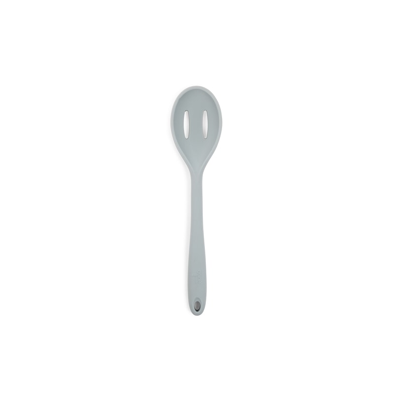 SLOTTED SPOON SILCN GRAY