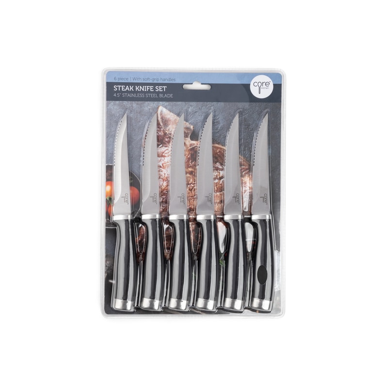 STEAK KNIFE SET SS 6PC
