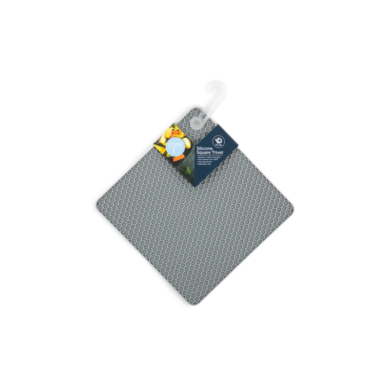 SQUARE TRIVET SLCN SLV