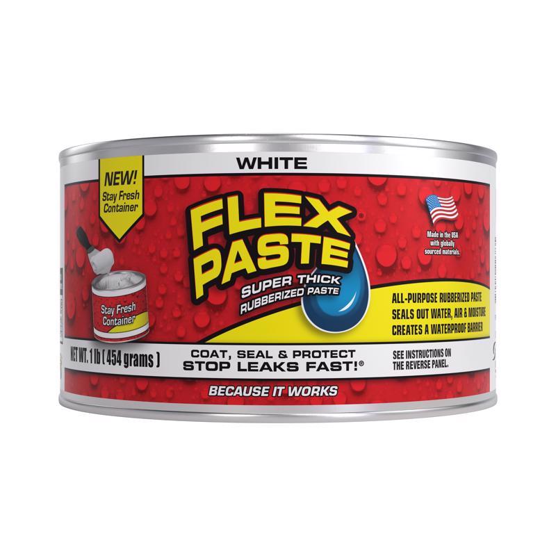 FLEX PASTE RUBBR WHT 1LB