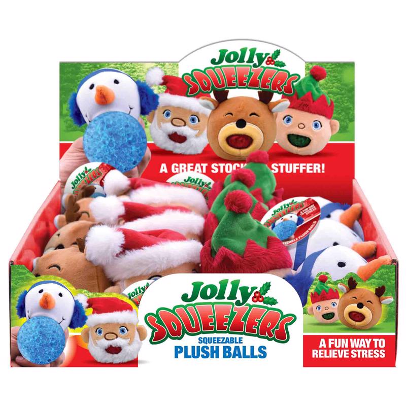 JOLLY PLUSH SQZ TOY 1PK