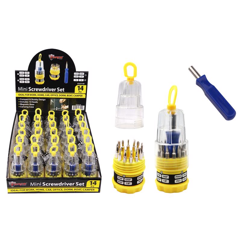 SCREWDRIVER SET 14PC