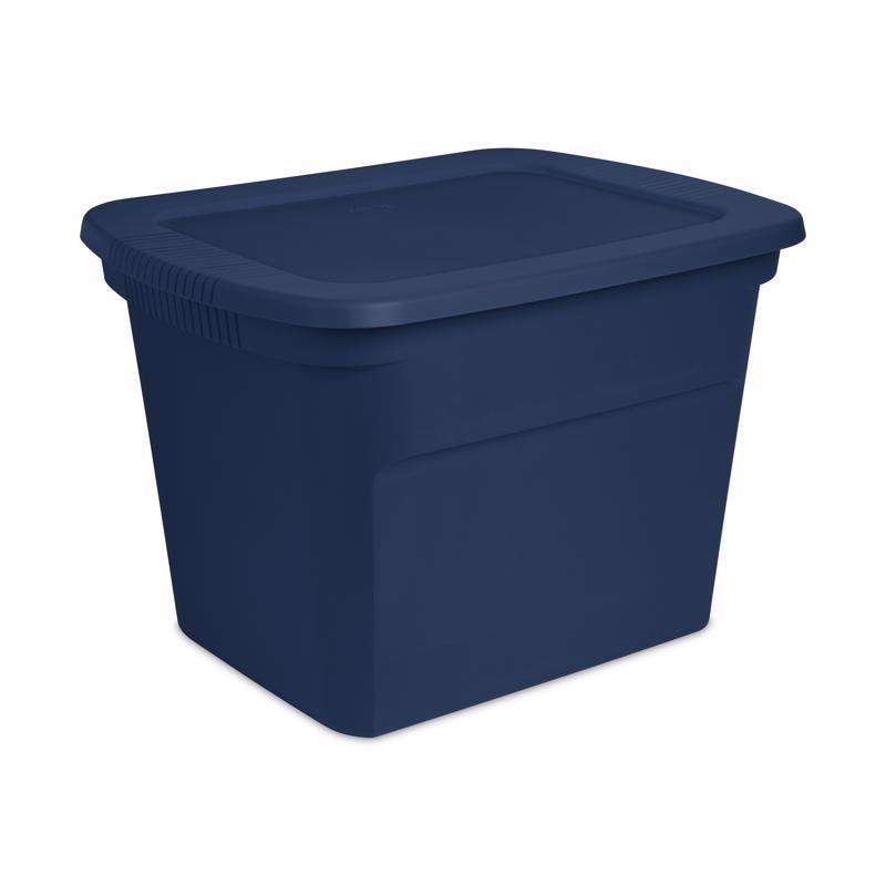 STORAGE TOTE BLU 18GAL