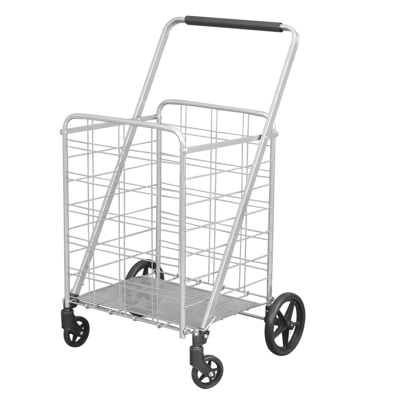 SHOPPING CART SLVR 250LB