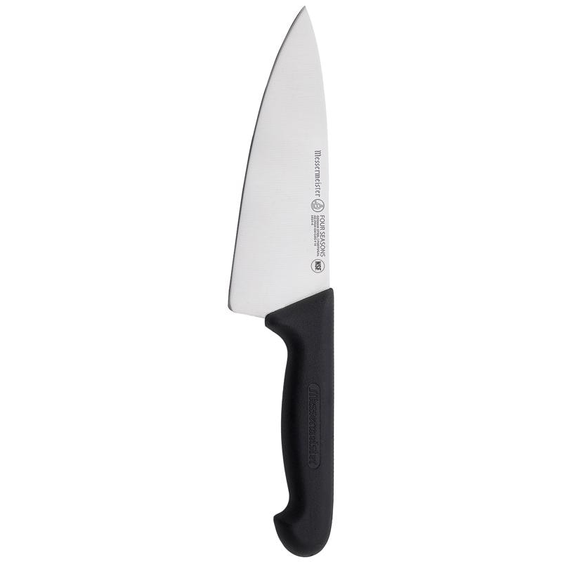 KNIFE CHEF BLK/SLV SS 6"