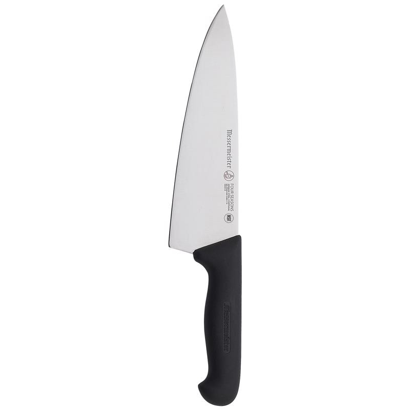 KNIFE CHEF BLK/SLV SS 8"