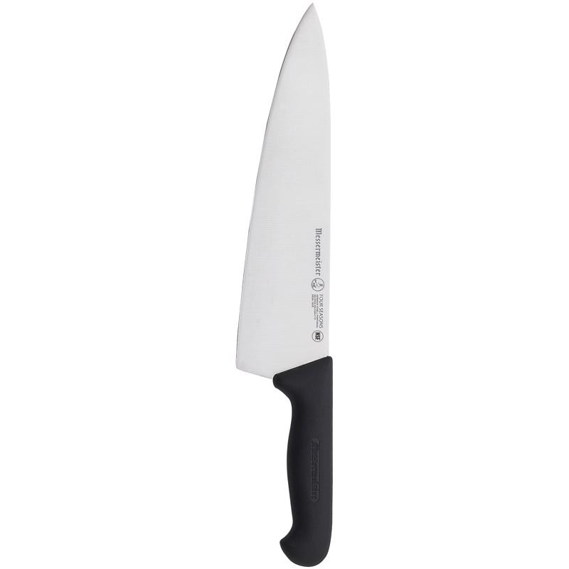 KNIFE CHEF BK/SLV SS 10"