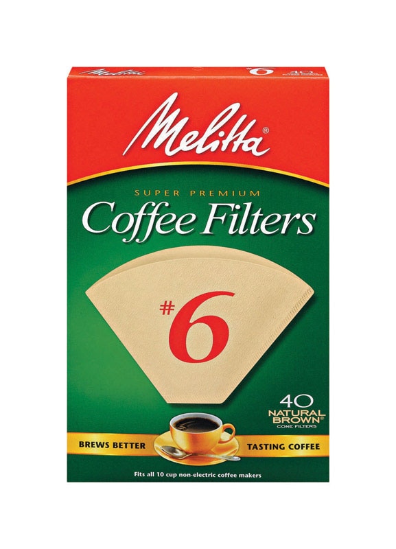 COFFEE FILTER #6BRN 40CT