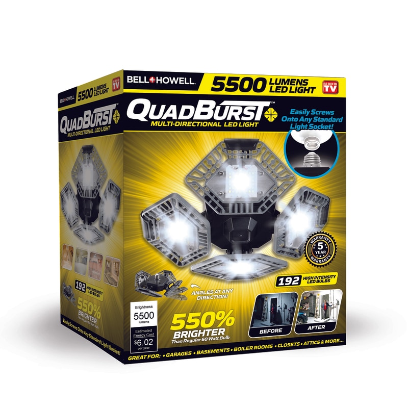 QUAD LED BULB E26 5500L