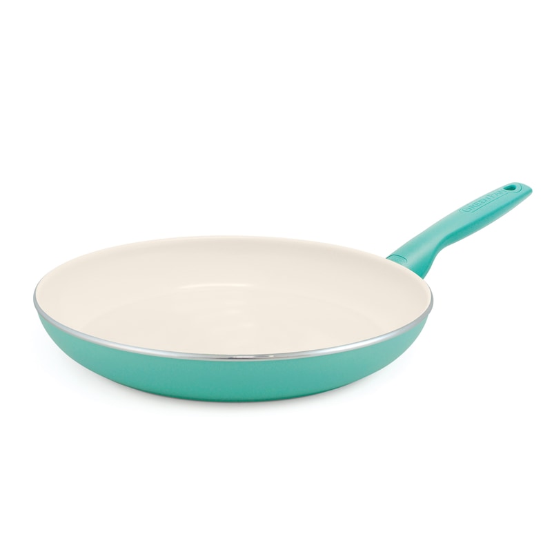 FRY PAN TURQUOISE 12"DIA