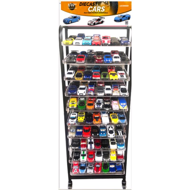 VEHICLE DISP RACK 57"H