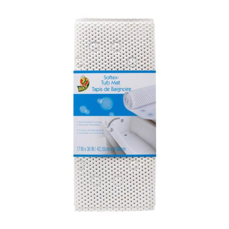 BATH MAT SOFTEX 17X36WHT
