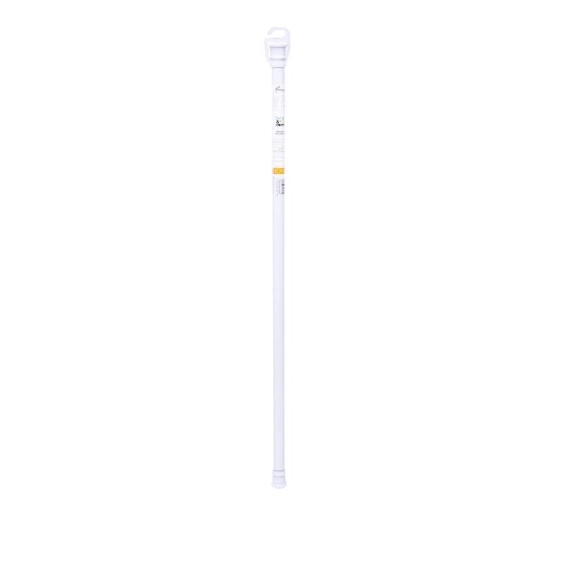 ADJ SHOWER ROD 63" WHT