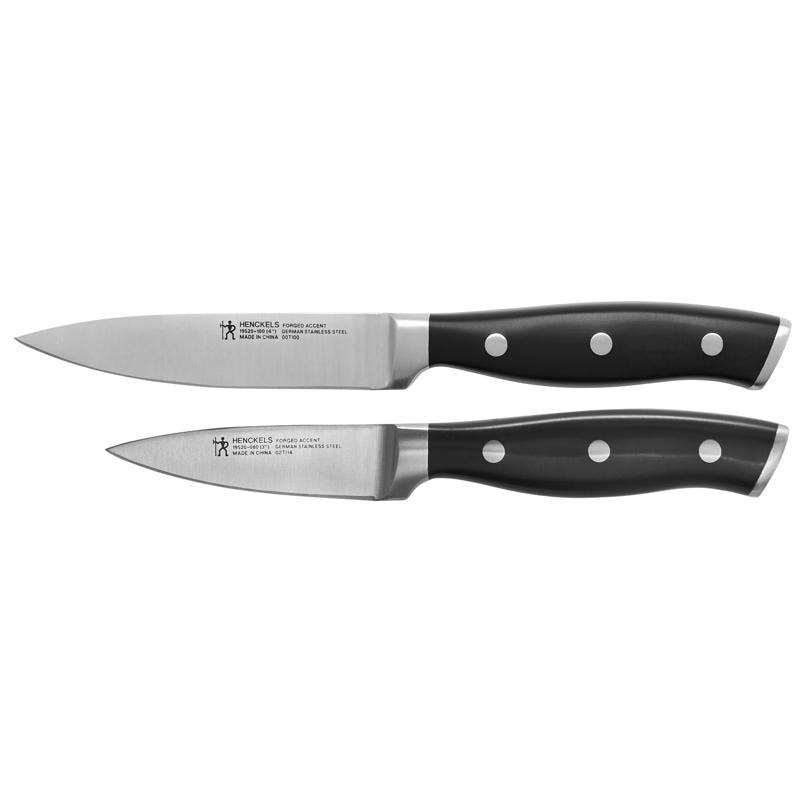 KNIFE SET PRNG BLK/SLVR