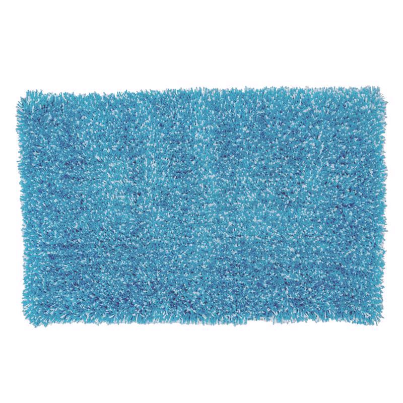 BATH RUG CTN/PLY BLUE