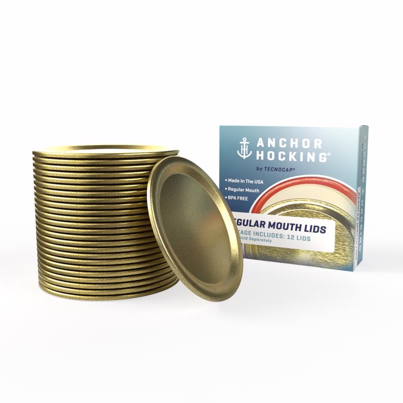 CANNING LID RM GLD 12PK