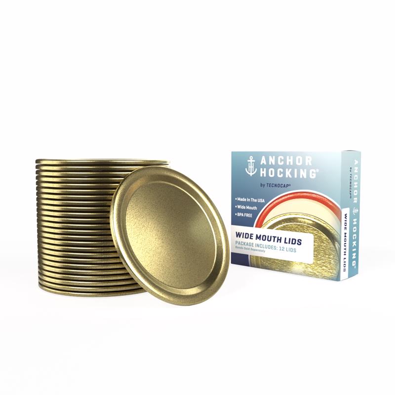 CANNING LID WM GLD 12PK