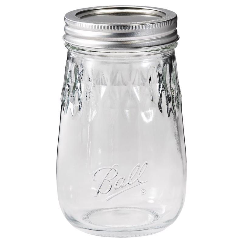 TAPERED FLUTE JAR 16OZ