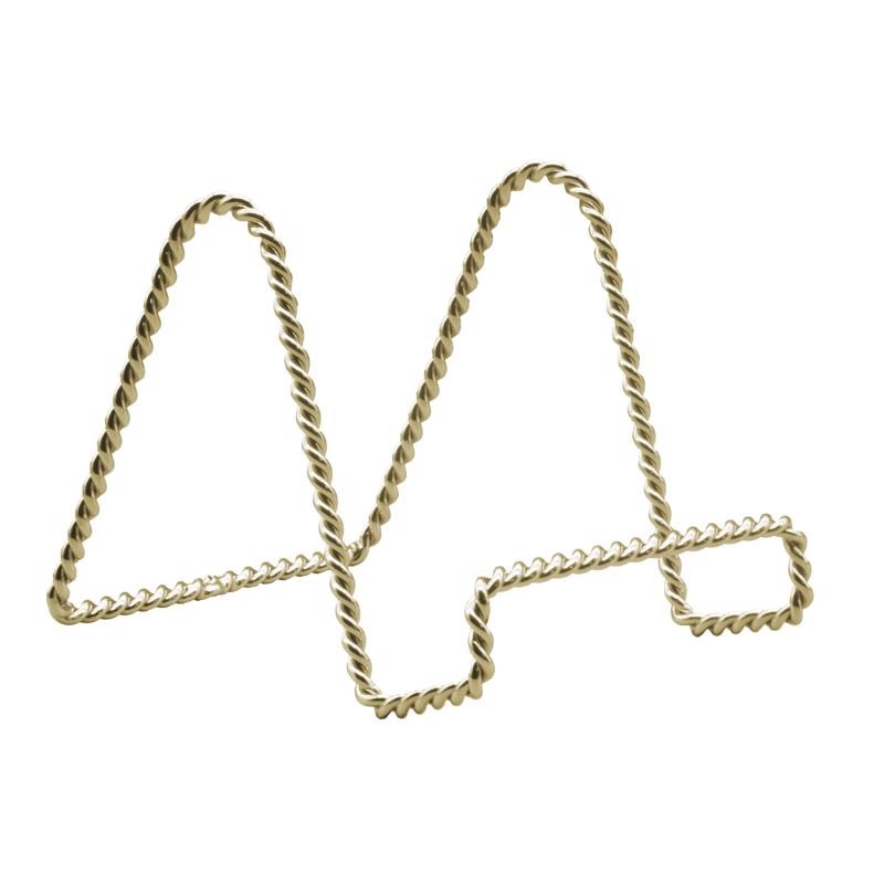 STAND PLATE 4-7" BRASS