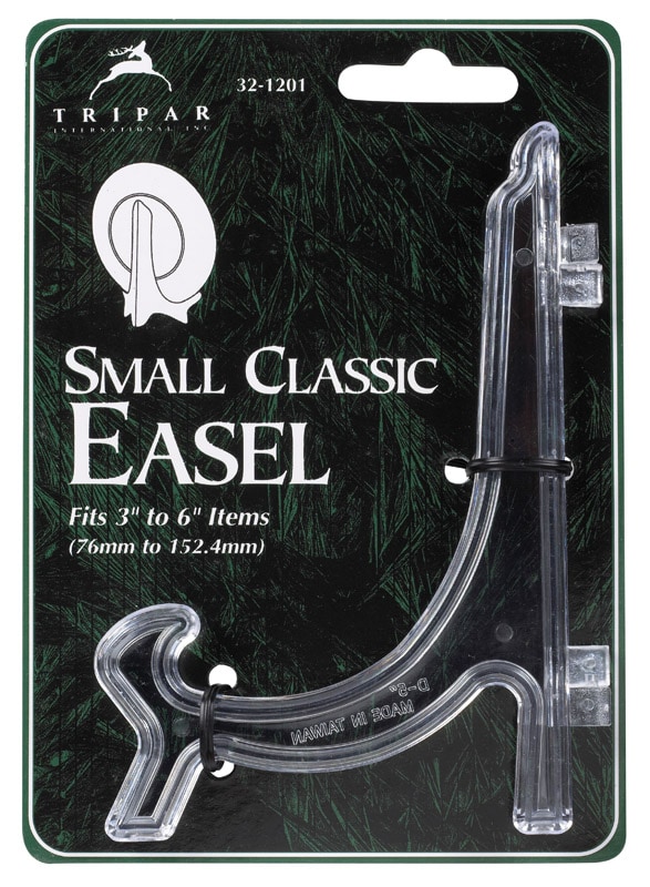 STAND PLATE CLEAR 3-6"