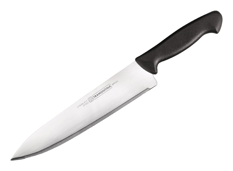 KNIFE COOKS BLK STMPD 8"