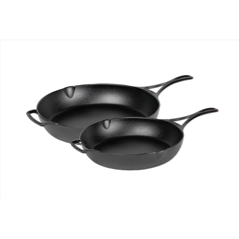 SKILLET SET CAST IRN BLK