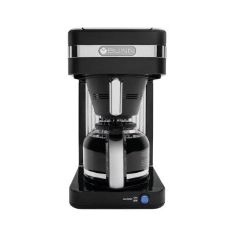 COFFE MAKR BLK/SLV 10CUP