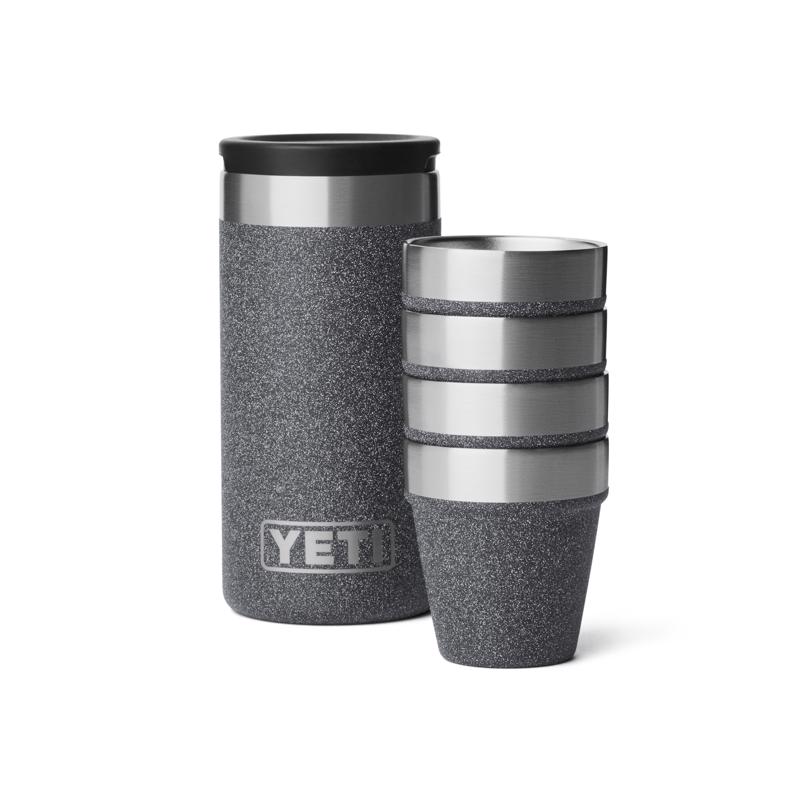 YETI SHOT GLSS & CASE BLK STN