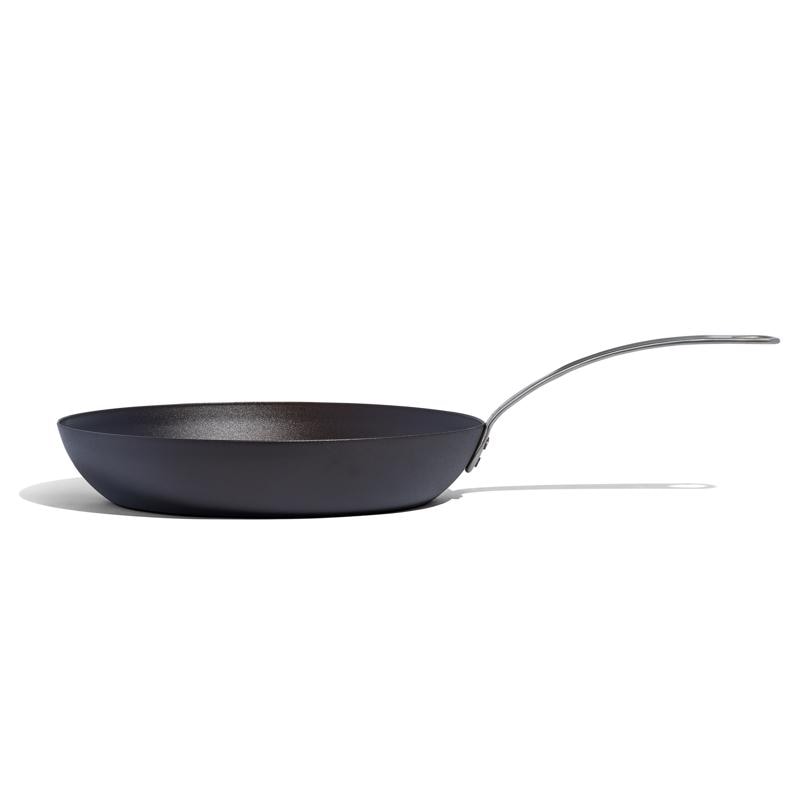 FRY PAN CRBN STL BLK 12"