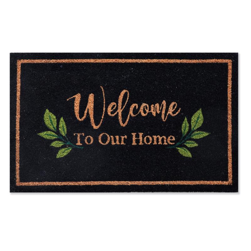 DOOR MAT COIR BLK 18"