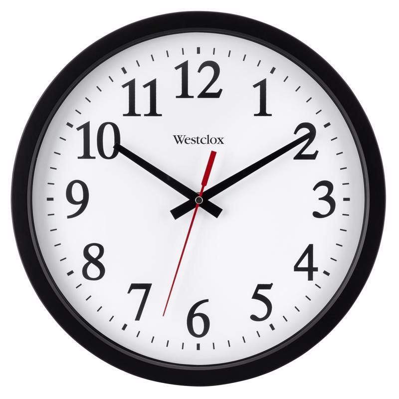 WALL CLOCK 14"PLASTIC