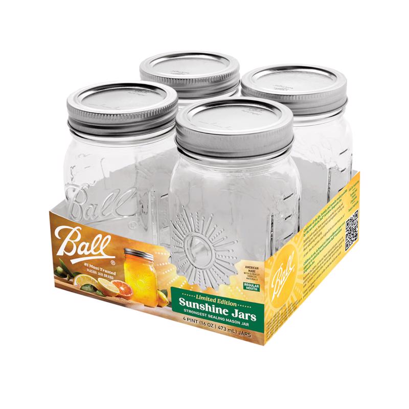BALL SUNSHN JAR 16OZ 4PK