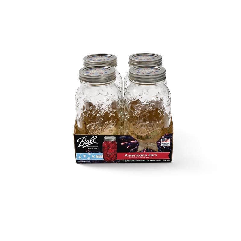 BALL CNNG JAR 32OZ 4PK