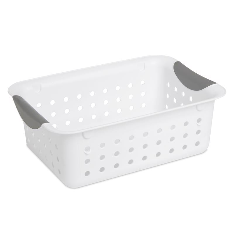 BASKET 11X8X4" WHITE