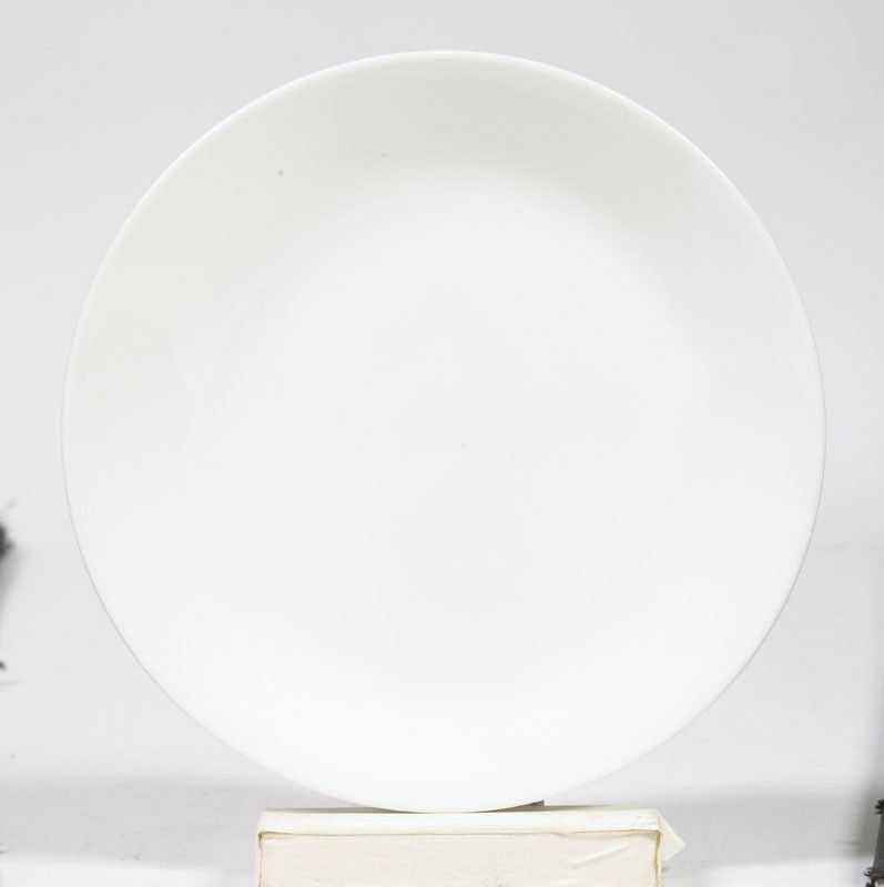 PLATE MEDIUM WHITE