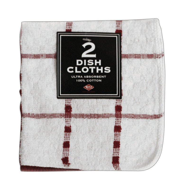DISH CLOTH PAPRIKA 2-PK