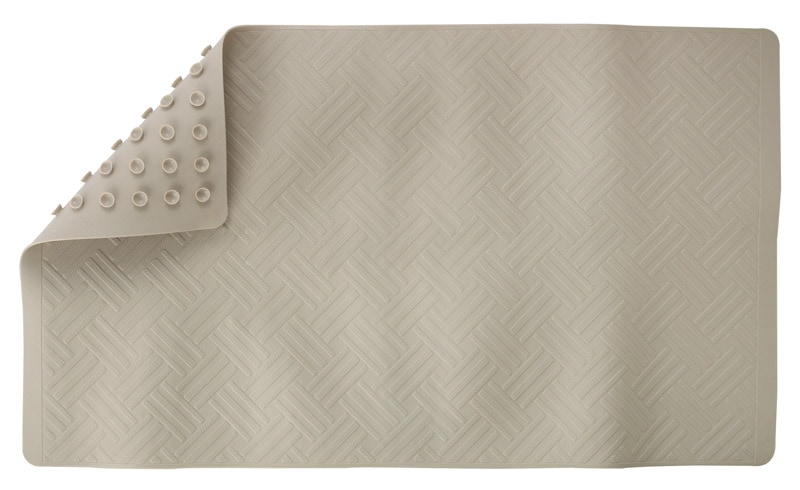 BATH MAT BEIGE 16X28"