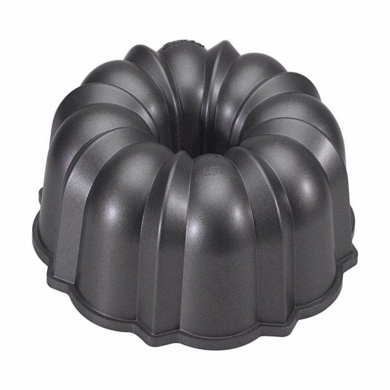 PAN BUNDT ALUM/PORC BLK
