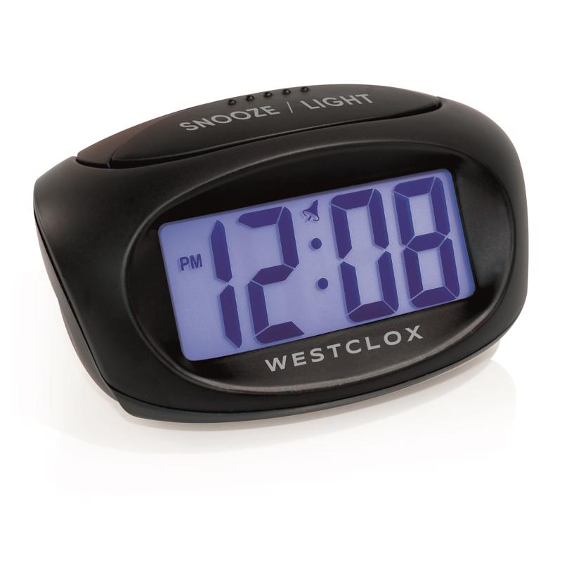 LCD ALARM CLOCK 1" BLK