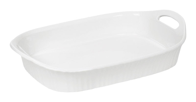 CASSEROLE DISH 3 QT OBL