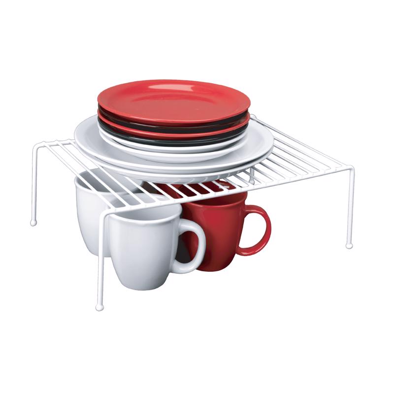 SHELF ORGNZR STEEL WHT