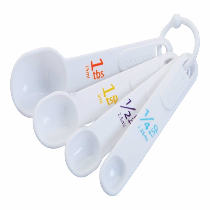 MEASURING SPOONS WHT 4PC