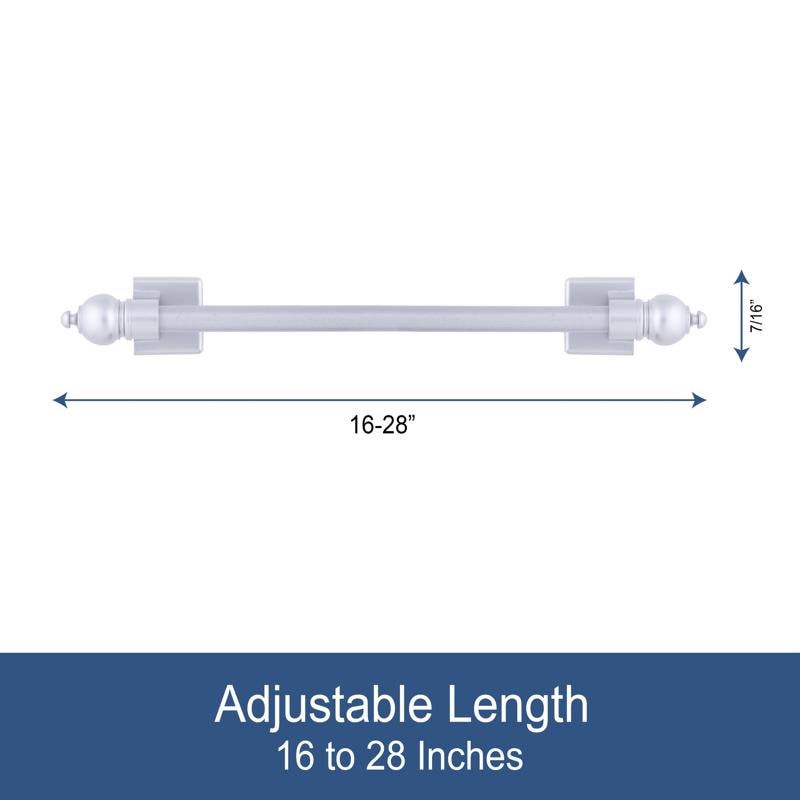 MAG CAFE ROD SLVR 16-28"