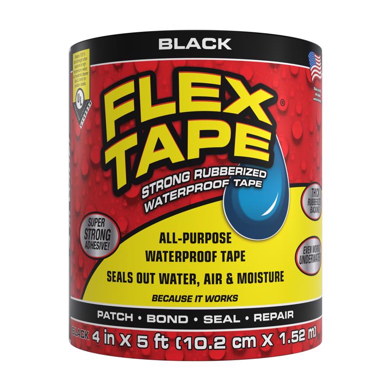 FLEX TAPE BLACK 4"X5'