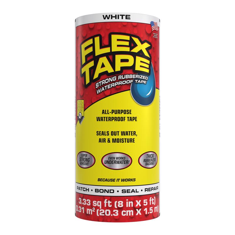 FLEX TAPE WHITE 8"X5'