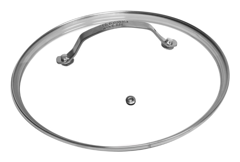 LID GLASS 12" RED COPPER