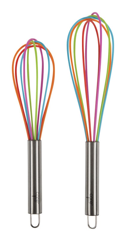 WHISK SET RAINBOW 2PK