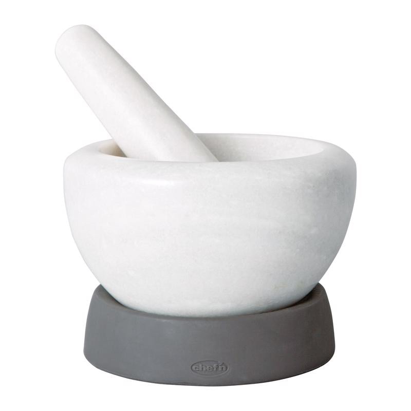 MORTAR/PESTLE MRBL/SILI